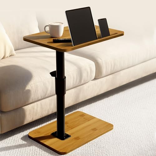 Couch Tray Table Adjustable Height 360 Swivel TV