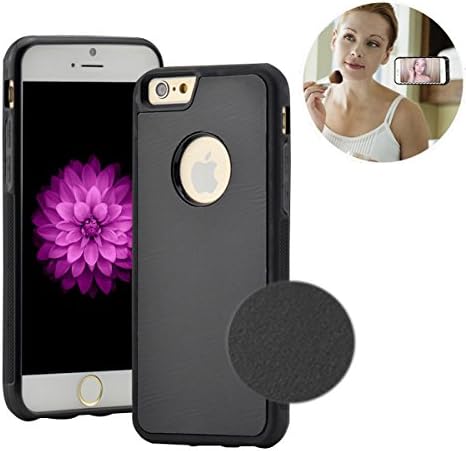 iPhone 7 Case, Teesen Hands Free Anti-gravity Nano Magical Suction Sticky Selfie Phone Cover Case Protective Hard Case for Apple iPhone 7 4.7 inch (Black)
