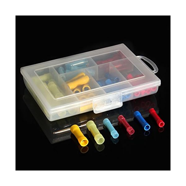 SOLOOP-60pcs-Nylon-Wire-Connector-Kit-Waterproof-Marine-Automotive-Terminals-Connectors-Set-22-18-GA-16-14-GA-12-10-GA