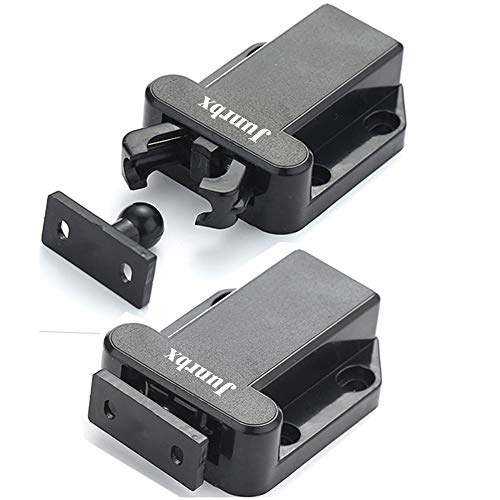 Cabinet latches,Push Latch, Rebound self-Locking Device, with Automatic pop-up Function Cabinet Lock, Prevent The Door from Sliding, Convenient and Practical, Easy to Install. (2 Pack) - Thumbnail 7