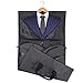 Carry on Garment Bag Large Duffel Bag Suit Travel Bag Weekend Bag Flight Bag with Shoe Pouch for Men Women (Dark Grey)