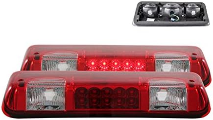 SPPC Red/Clear LED 3rd Brake Lights For Ford F-150 - Cargo Tail Lamp