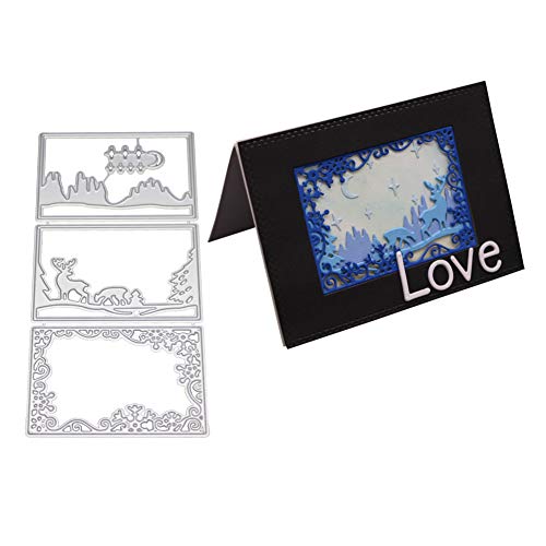 Gilroy Deer Shape Metal Cutting Dies Embossing Stencil Template for DIY Scrapbook Album Invitation Card Craft