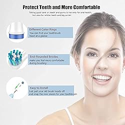 Replacement Toothbrush Heads Compatible with Oral B