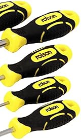 Rolson 28573 6 Pc Screwdriver Set Chrome Vanadium Soft Grip view 2