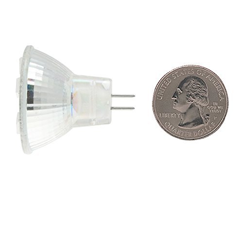 HERO-LED MR11-9T-WW MR11 GU4 LED Halogen Replacement Bulb, 12V AC/DC, 1.8W, 15-20W Equivalent, Warm White 3000K, 5-Pack(Not Dimmable) - Thumbnail 4