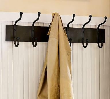 Amazon Com Pottery Barn Cast Iron Row Of Hooks Coat Hooks