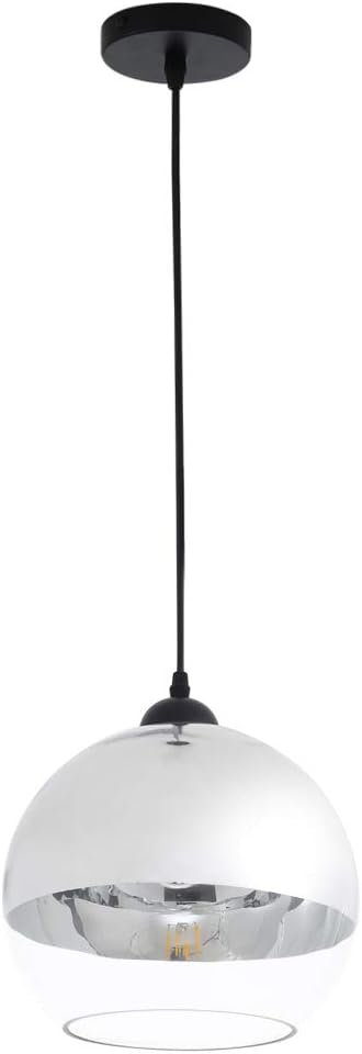 Ceiling Pendant Lights Fitting with Lampshade Round Vintage Industrial Light Shades Ceiling for Bar Kitchen Dining Room Coffee-Shop 1xE27