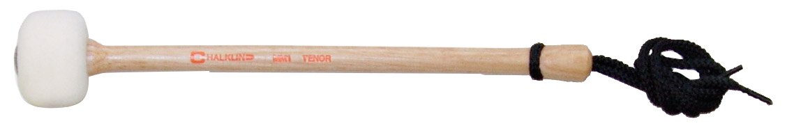Chalklin CMM1 Tenor Thonged Solid Felt Maple Shaft Percussion Mallets, 48 mm