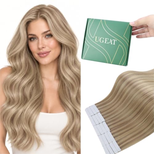 Ugeat Tape in Human Hair Extensions 18 Inch