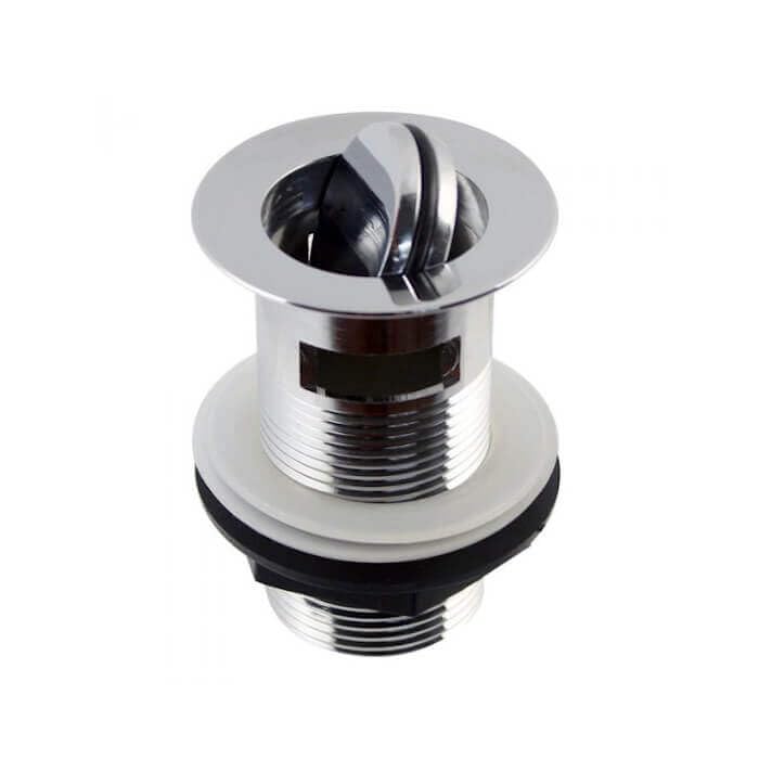 Swivel Top Basin Waste Chrome Slotted