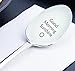 Stainless Steel Coffee Spoon – Engraved ‘Good Morning Sunshine’ Teaspoon - Ice Cream & Tea Accessory - 7 Inch