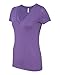 Next Level Ladies' Triblend Deep V XL PURPLE RUSH