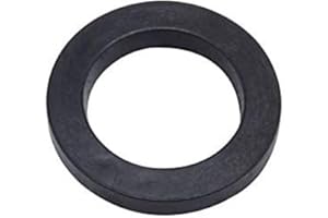 METALANDBRASSCO Washer Gaskets Black 10 Pieces Washer Ring Shower, Rubber O Ring Washer Seals Gasket Faucet Water Pipe Replacement 1 inch tap Connector washers