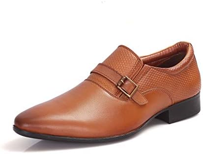 Burwood Men Bwd 194 Tan Leather Formal Shoes-10 UK (44 EU) (Bw 196