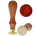Yoption Vintage Retro Brass Head Wooden Handle Alphabet Letter A Classic Sealing Wax Seal Stamp