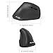 Ergonomic Mouse, Jelly Comb 2.4G Wireless Ergonomic Mouse Optical Mouse with 800/1200 / 1600 DPI, 6 Buttons - Black