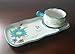 LG Stylish 4-piece Soup & Sandwich Set Butterfly- Turquoise Blue