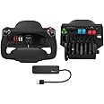Honeycomb Aeronautical Alpha Flight Controls Yoke with Throttle Quadrant and USB 3.0 Hub Bundle (3 Items)