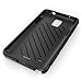 Samsung Galaxy Note 4 Case, SUPCASE Dual Layer Hybrid Galaxy Note 4 Case Unicorn Beetle S Series Slim Armored Protective Bumper Case (Black/Black), Soft TPU + Hard Shell