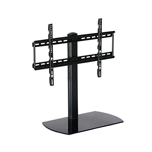 Fitueyes Universal TV Stand/ Base Tabletop TV Stand with Wall Mount for