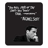 Cool TV Props - Michael Scott Quote Mouse Pad -The