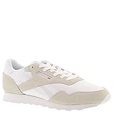 Reebok Women's Royal Nylon Fashion Sneaker, White/White/Steel, 7 M US