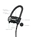 PULSE SG900 Bluetooth Headphones, 2018 Wireless Earbuds for Sports activities, Running, GYM. 8 HOUR Battery, IPX7 Waterproof, Sweatproof, Noise Cancelling Earphones w/ Mic. 1-YEAR WARRANTY (BLACK)