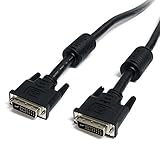 StarTech.com Dual Link DVI-I Cable - 20 ft - Digital and Analog - Male to Male Cable - Computer Monitor Cable - DVI Cord - DVI to DVI Cable (DVIIDMM20)