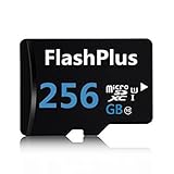 FlashPlus Micro SD SDXC TF Memory Card High Speed Class 10 With Micro SD Adapter (256GB)