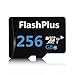 FlashPlus Micro SD SDXC TF Memory Card High Speed Class 10 With Micro SD Adapter (256GB)