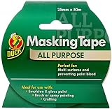 Duck Tape All Purpose Masking Tape 25mm x 50m Beige Pack of 12 view 2