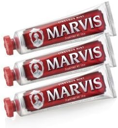 Marvis Cinnamon Mint Toothpaste Triple Pack (3 x 85ml), 85 ml (Pack of 3)