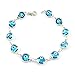 LUCKYMOJO Turkish Blue Evil Eye Beads Bracelet Crystal Women Jewelry Turkey Chain Kabbalah