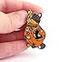 Astronaut Cat Enamel Pin Kitty in a Space Suit Holding a Space Helmet Cat Lovers
