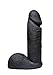 Doc Johnson Vac U Lock Codeblack UR3 Realist Cock, 6 Inch
