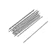 uxcell® 20 Pcs 0.5mm Diameter Straight Shank Metal Spiral Twist Drill Bit