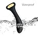 IMO Vibrating Anal Plug and Prostate Massager - Rechargeable & Waterproof - Body Safe Silicone & Colorful Lights - 7 Stimulation Modes Vibrator - for Men, Women or Couples (Black)