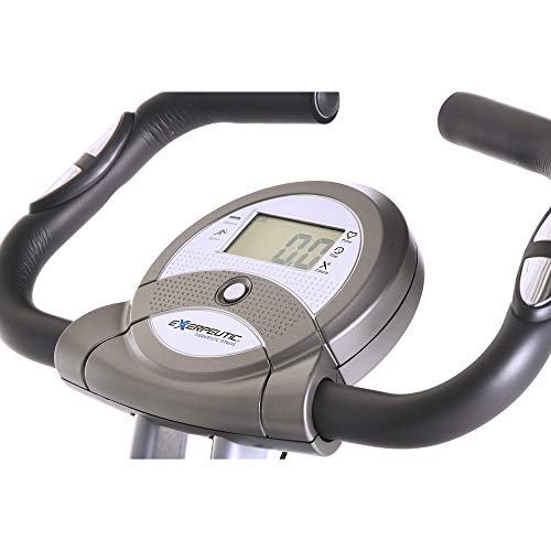 harvil foldable magnetic exercise bike with adjustable resistance