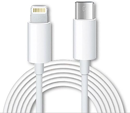 3.3FT Type C (USB-C) to lightning sync data charging cable, usb c to lightning cable for iPhone X/iPhone 8/iPhone 7 Plus/ iPad Pro/mini 4 to Apple new MacBook, Chromebook Pixel,HP Pavilion, White