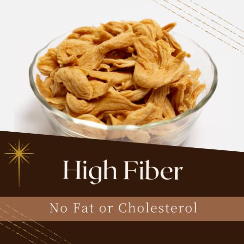 SoyJOCK TVP Organic Soy Beans Protein Strips Vegan Meat Substitute