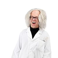 Folat 26745 Wig Einstein, White, One Size fits All