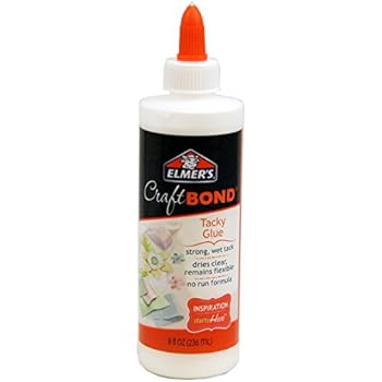 Elmer's E461 Craftbond Tacky Glue 8Oz, 8 oz, Multicolor