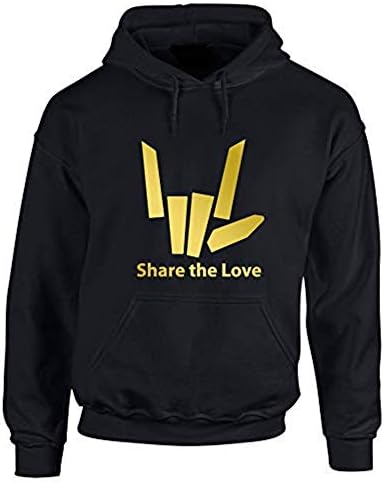 Share The Love Kids Hoodie Youtuber YouTube Boys Girls Stephen Sharer Gold Print