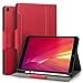 Antbox Case for iPad Air 2/iPad 6th/5th Generation(9.7'')/Pro 9.7''/Air 1 Vegan Leather Case with Pencil Holder Auto Sleep/Wake Function Smart Cover for iPad 9.7'' (Red)