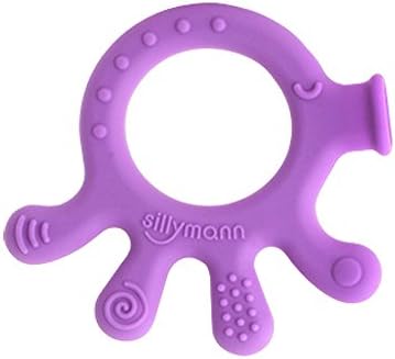 WSB240 Baby Teether Soother Pacifier Gum Massagers Octopus (Purple)