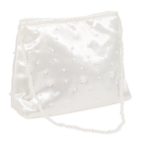 6" Communion 6 Pc Set W/Beaded Purse And Rosary Bag by Roman
