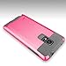 Note 4 case, Samcore Hybrid 2 in 1 Dual Layer Rugged Shockproof Case for Samsung Galaxy Note 4 case Cover (Hot Pink/Grey)