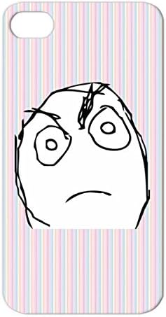 Amazon Com Meme Tshirt Cartoon Funny Rage Comic Face Funny Shirt Derp Frown Rageface Derp Angry Reaction Black For Iphone 4 Shock Absorption Case Cover