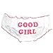Himifashion P2294 One Size Cute Yes Daddy Prints White Cotton Panties Women Underwear